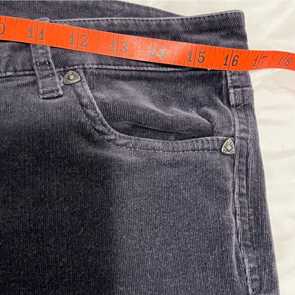 Kut From The Kloth Corduroy Pants Dark Grey Size 8 Dana Skinny Mid-low Rise - Picture 13 of 13